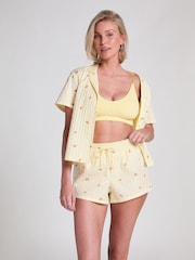 Hunkemöller Yellow 100% Cotton shorts - Imagen 1 de 5