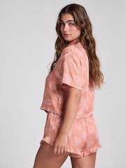 Hunkemöller Springbreakers Brown Pyjamas Top - Image 2 of 5
