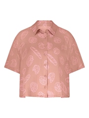 Hunkemöller Springbreakers Brown Pyjamas Top - Image 4 of 5