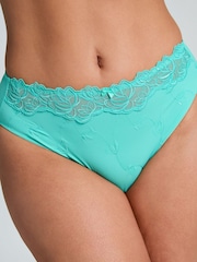 Hunkemoller Blue Diva High Knickers - Image 3 of 5