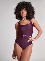 Hunkemoller Purple Costa Shaping Belt - Image 1 of 5