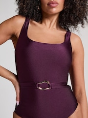 Hunkemoller Purple Costa Shaping Belt - Image 3 of 5