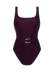 Hunkemoller Purple Costa Shaping Belt - Image 5 of 5