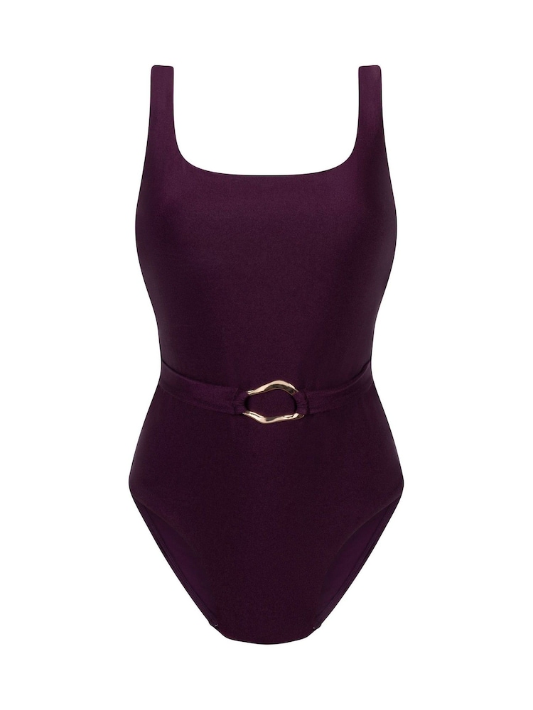 Hunkemoller Purple Costa Shaping Belt - Image 5 of 5