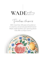 Wade Set of 4 Multi Coloured Capri Dinner Plates with Vibrant Mediterr Coloured - Image 3 of 3