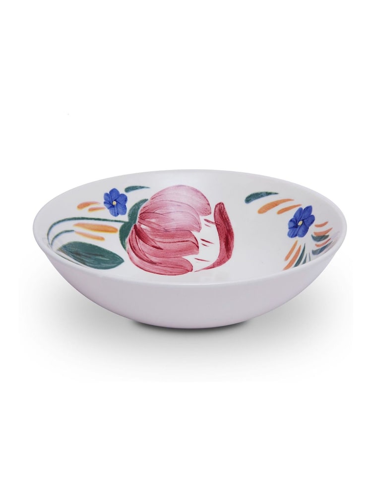 Wade Set of 4 Multi Coloured Capri Cereal Bowls with Vibrant Mediterra Coloured - Image 2 of 3