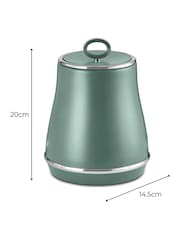 Tower Set of 3 Forest Green Renaissance Storage Canisters - Image 8 of 11