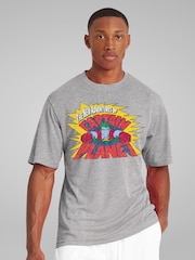 All + Every Grey Mens Captain Planet The New Adventures Logo T-Shirt - Image 1 of 4