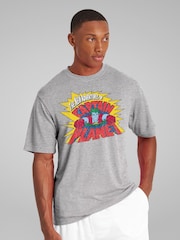 All + Every Grey Mens Captain Planet The New Adventures Logo T-Shirt - Image 2 of 4