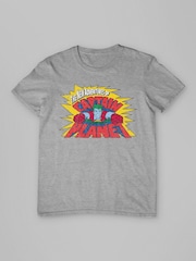 All + Every Grey Mens Captain Planet The New Adventures Logo T-Shirt - Image 3 of 4