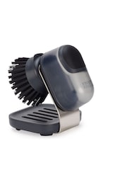 Joseph Joseph Clear Sinktech Soap-Disp Palm Brush With Stand - Image 1 of 6