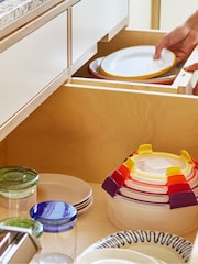 Joseph Joseph 4 Piece Multicolour Multisize Nest Lock Round Containers Set - Image 2 of 6