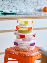Joseph Joseph 4 Piece Multicolour Multisize Nest Lock Round Containers Set - Image 3 of 6
