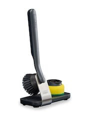 Joseph Joseph Graphite Sinktech Brush With Large Storage Stand - Image 1 of 6