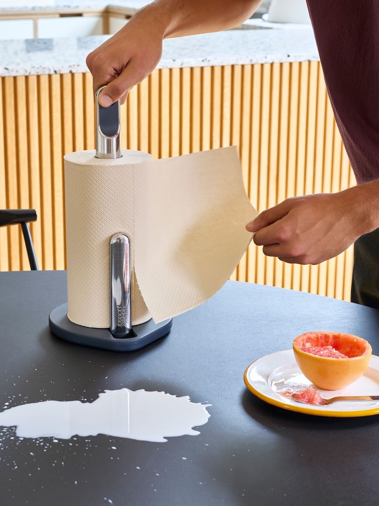 Joseph Joseph Graphite Hold Easy-Tear Kitchen Roll Holder - Image 2 of 6