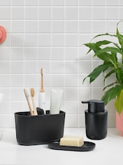 ReBorn Graphite Black Large Caddy and Soap Dispenser with Dish Bathroom Bundle - Image 1 of 4