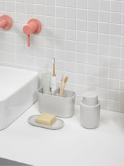 ReBorn Stone Large Caddy and Soap Dispenser with Dish Bathroom Bundle - Image 1 of 3