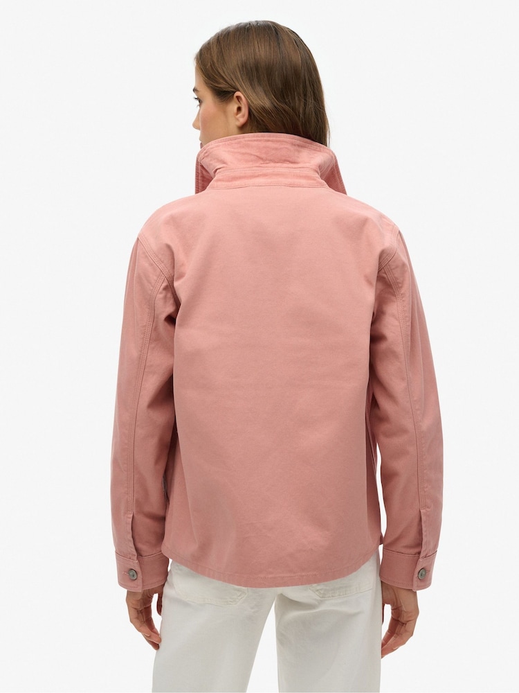 Superdry Pink Chore Jacket - Image 2 of 6