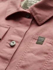 Superdry Pink Chore Jacket - Image 6 of 6