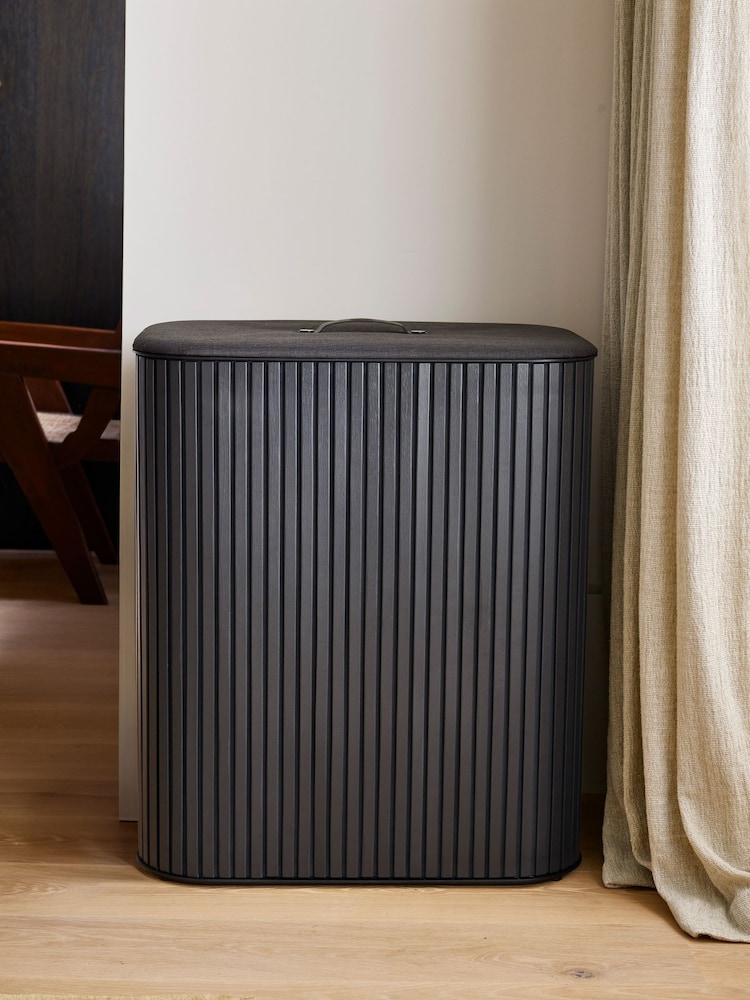 Joseph Joseph Black Tota Trio Luxe 90L Laundry Basket - Image 2 of 6