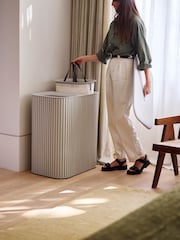 Joseph Joseph Ecru Tota Luxe 90L Laundry Basket - Image 4 of 6