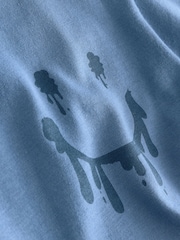 Blue Graphic Short Sleeve T-Shirt - Image 2 of 2