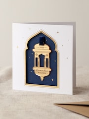 Ramadan and Eid Celebration Foiled Card with Acrylic Keepsake by No Ordinary Gift - Image 1 of 2