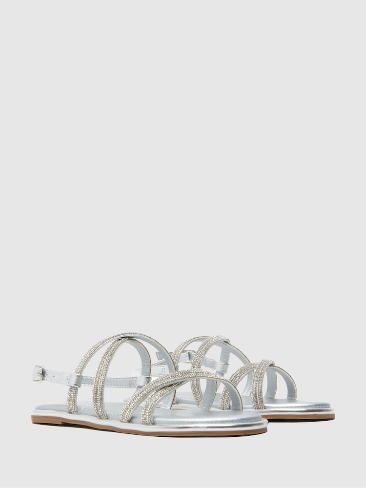 Schuh Silver Tevy Sandals - Image 2 of 4