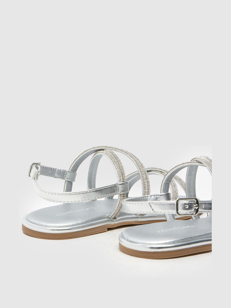 Schuh Silver Tevy Sandals - Image 4 of 4
