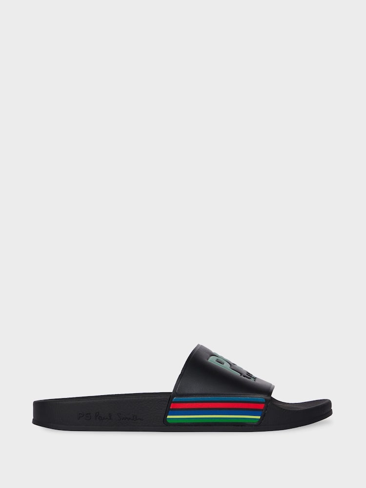 PS Paul Smith Stripe Black Sandals - Image 1 of 10