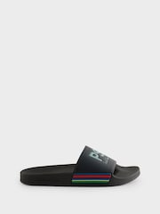 PS Paul Smith Stripe Black Sandals - Image 2 of 10