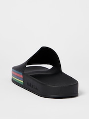 PS Paul Smith Stripe Black Sandals - Image 6 of 10