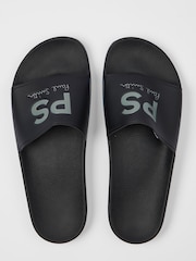 PS Paul Smith Stripe Black Sandals - Image 8 of 10