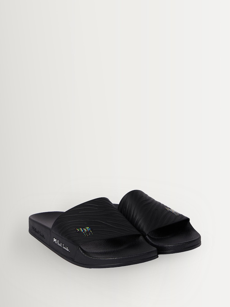 PS Paul Smith Black Logo Sandals - Image 4 of 4