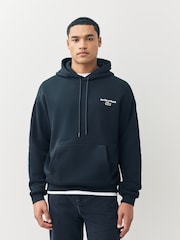 Lacoste Black Loose Fit Print Hoodie - Image 3 of 10