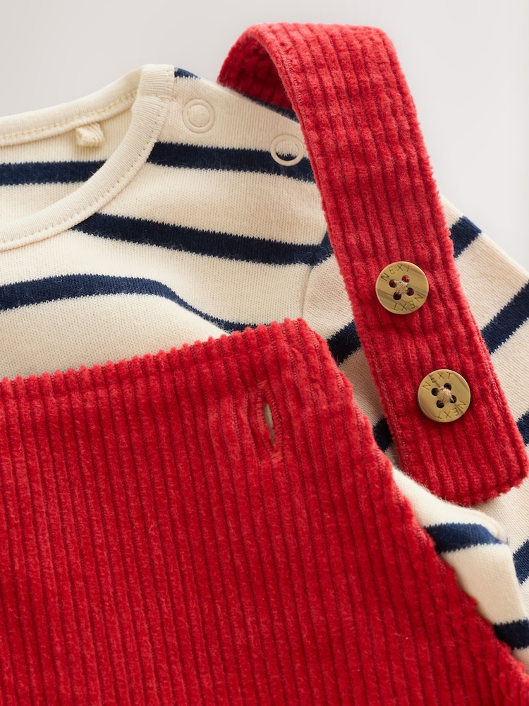 Red Cord Dungarees and Bodysuit Baby Set (0mths-2yrs) - Image 12 of 12 Red Cord Dungarees and Bodysuit Baby Set (0mths-2yrs) - Image 12 of 12