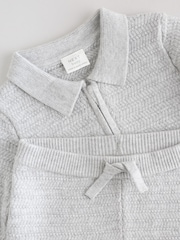 Grey Baby Knitted Jumper and Leggings Set (0mths-2yrs) - Image 10 of 16