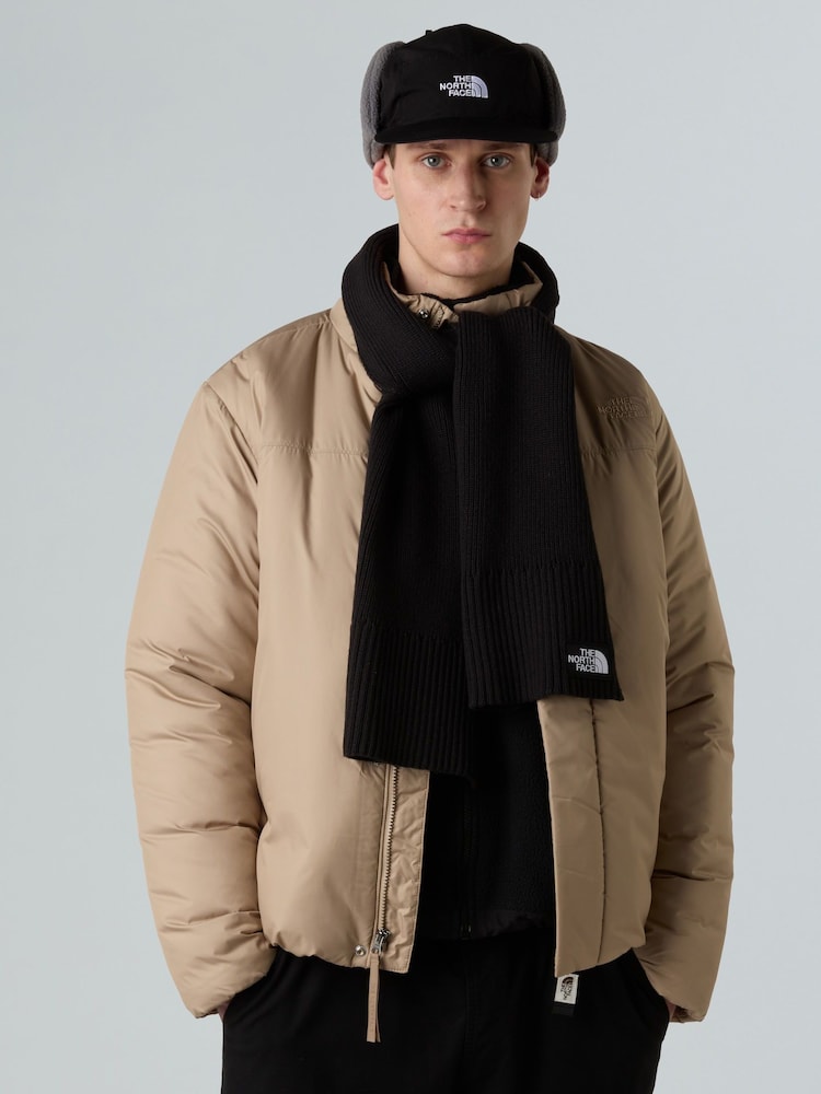 The North Face Black Logo Box Scarf - Image 1 of 1