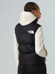 The North Face Black 1996 Retro Nuptse Puffer Gilet - Image 3 of 6