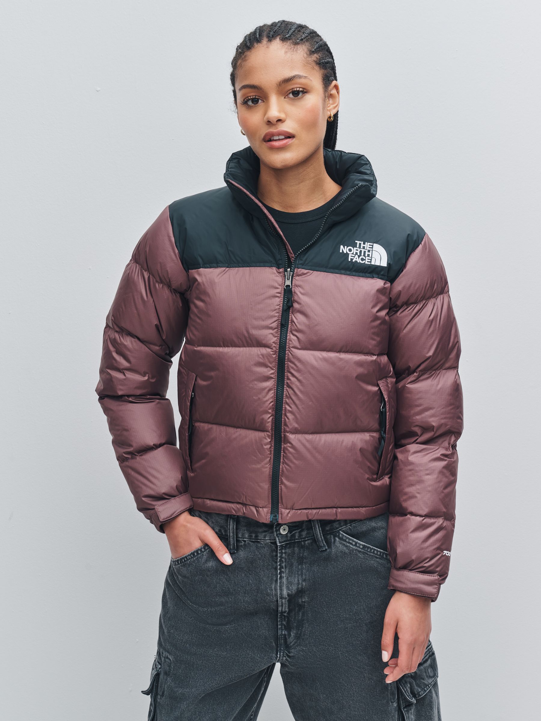 Buy The North Face Brown 1996 Retro Nuptse Puffer Jacket from Next