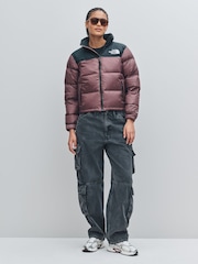 The North Face Brown 1996 Retro Nuptse Puffer Jacket - Image 2 of 9