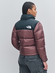 The North Face Brown 1996 Retro Nuptse Puffer Jacket - Image 4 of 9