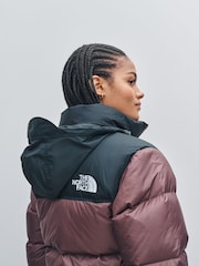 The North Face Brown 1996 Retro Nuptse Puffer Jacket - Image 6 of 9