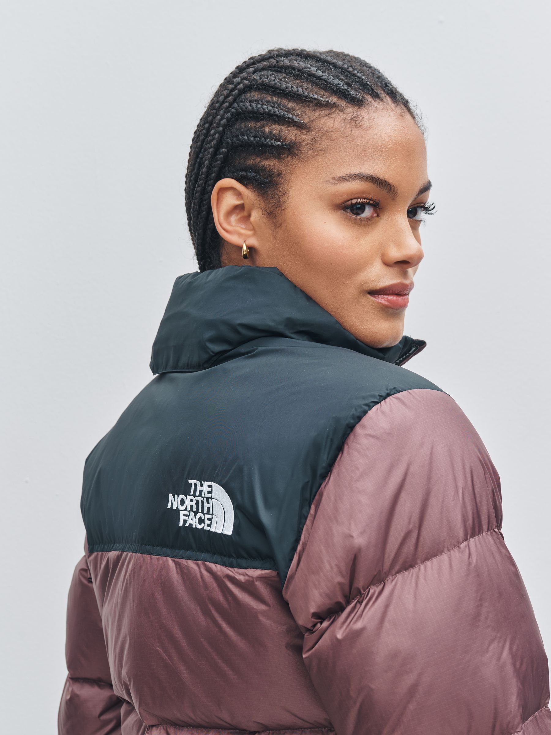 Buy The North Face Brown 1996 Retro Nuptse Puffer Jacket from Next