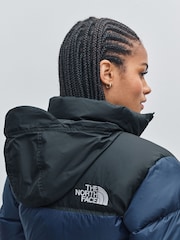 The North Face Blue 1996 Retro Nuptse Puffer Jacket - Image 2 of 2