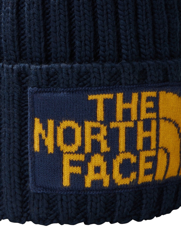 The North Face Blue Heritage Ski Tuke Hat - Image 2 of 2 The North Face Blue Heritage Ski Tuke Hat - Image 2 of 2
