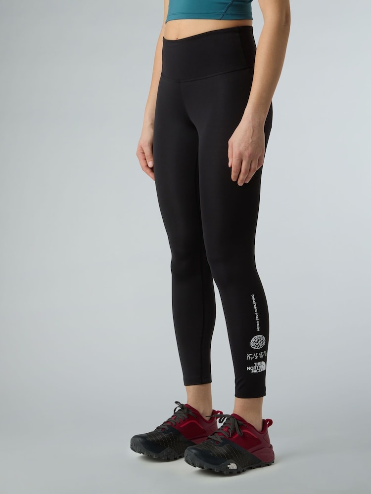 The North Face Black Flex 25Inch Graphic Leggings - Image 1 of 3