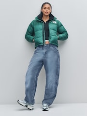 The North Face Green 1996 Retro Nuptse Puffer Jacket - Image 4 of 9
