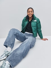 The North Face Green 1996 Retro Nuptse Puffer Jacket - Image 5 of 9