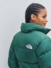 The North Face Green 1996 Retro Nuptse Puffer Jacket - Image 7 of 9